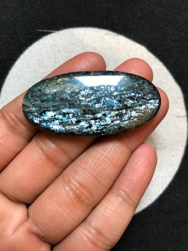 Moss Kyanite Cabochon 1 Piece Size 48 MM Approx
