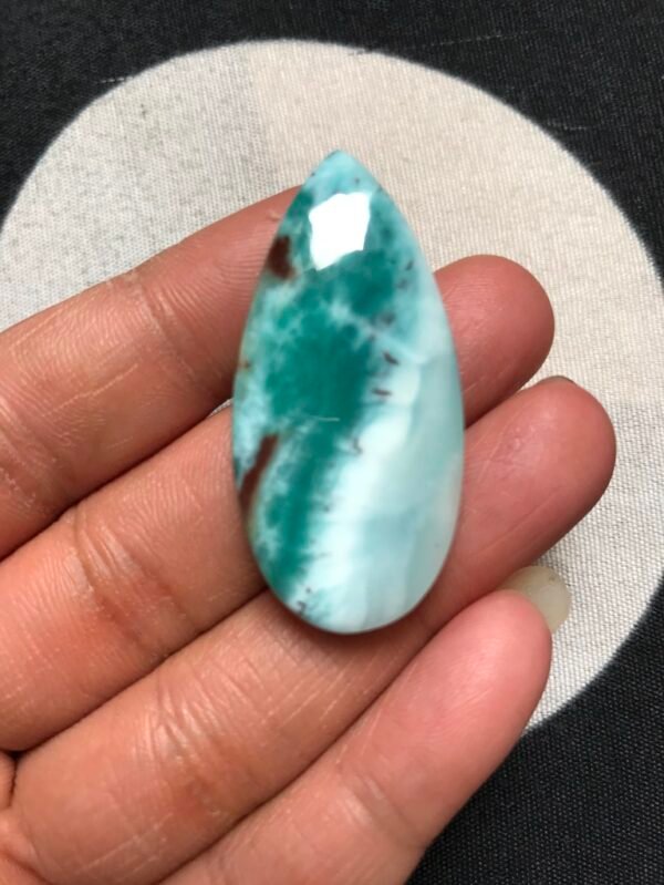 Larimar Cabochon 1 Piece Size 42 MM Approx