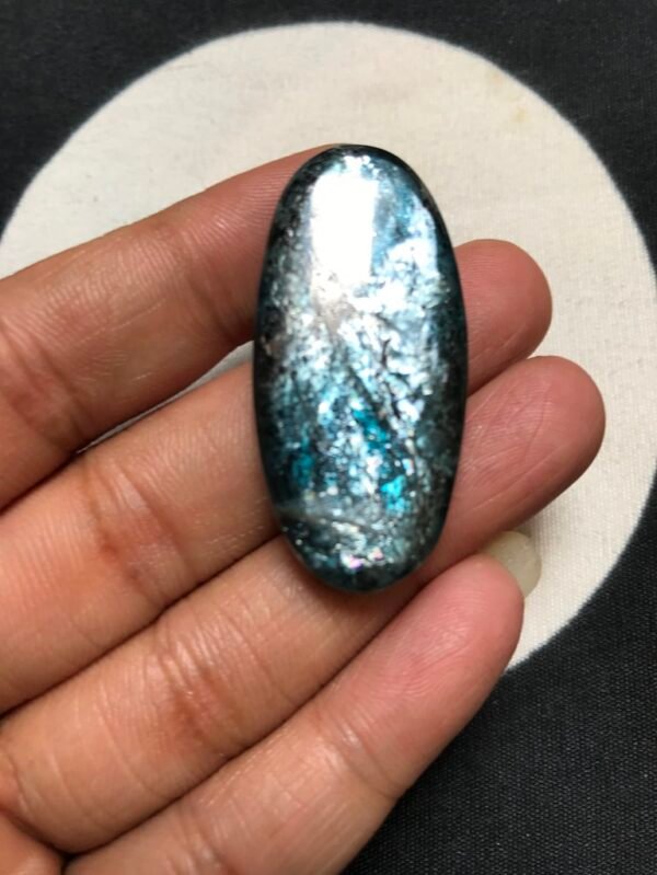 Moss Kyanite Cabochon 1 Piece Size 42 MM Approx