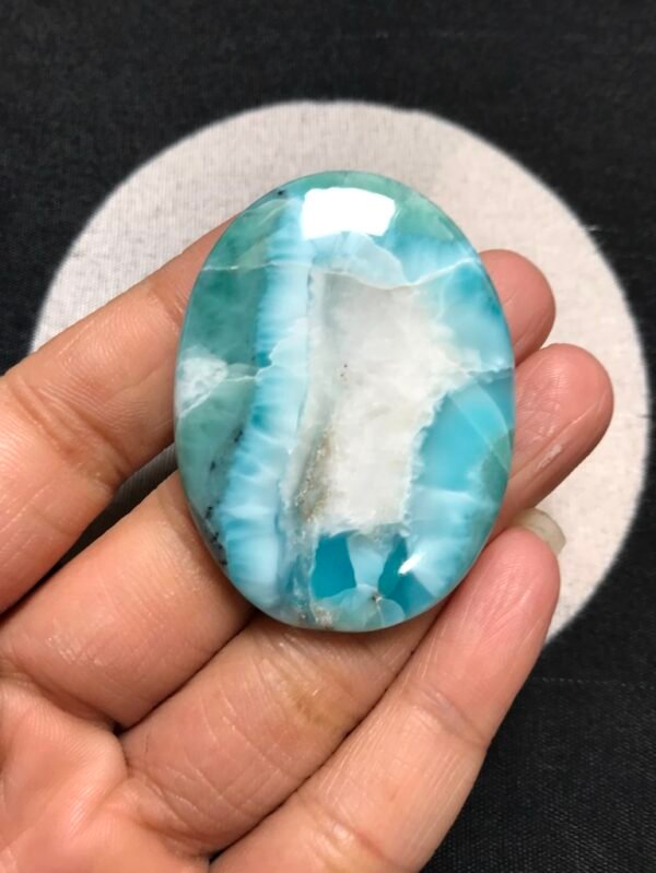 Larimar Cabochon 1 Piece Size 48 MM Approx