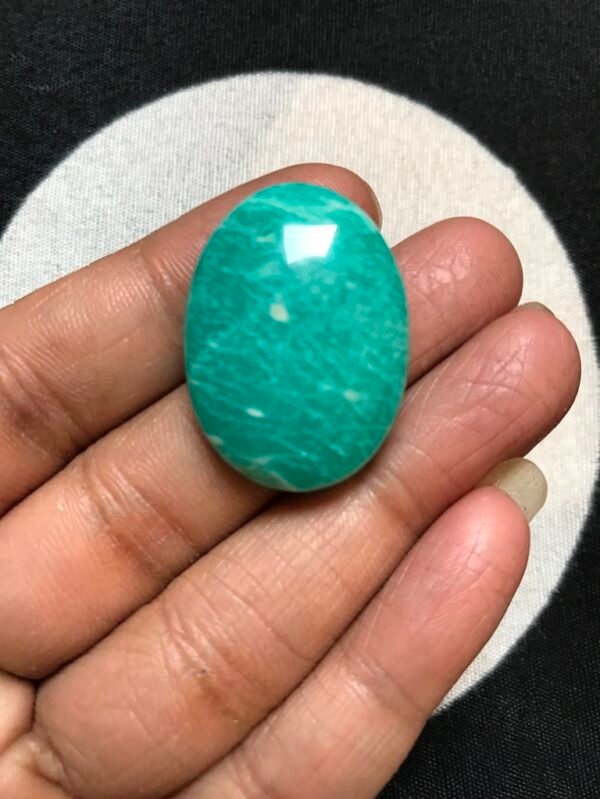 Amazonite Cabochon 1 Piece Size 30 MM Approx