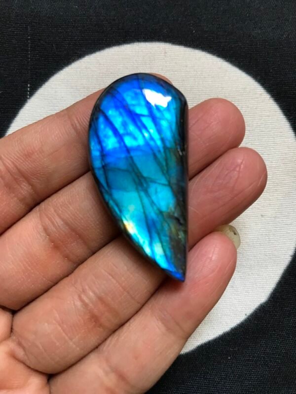Blue Labradorite Cabochon 1 Piece Size 43 MM Approx