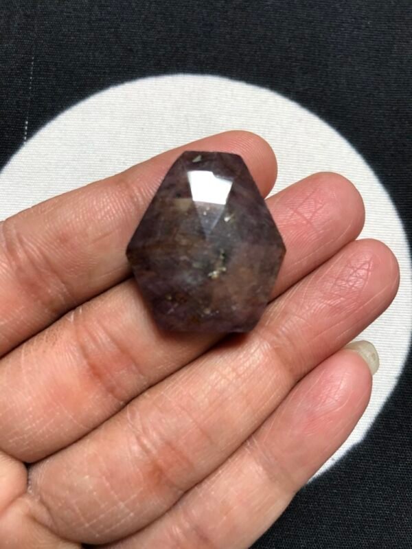 Ruby Faceted Cabochon 1 Piece Size 23 MM Approx