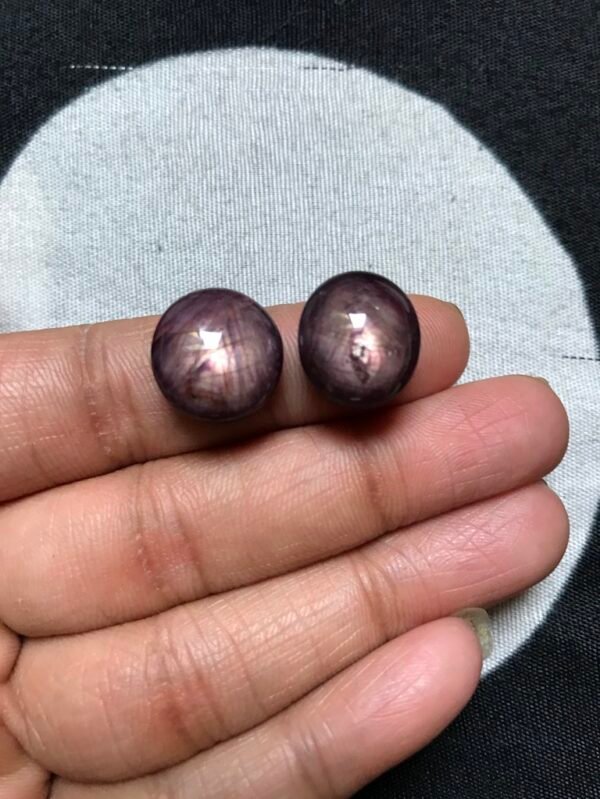 Ruby Cabochon 2 Piece Size 14 MM Approx