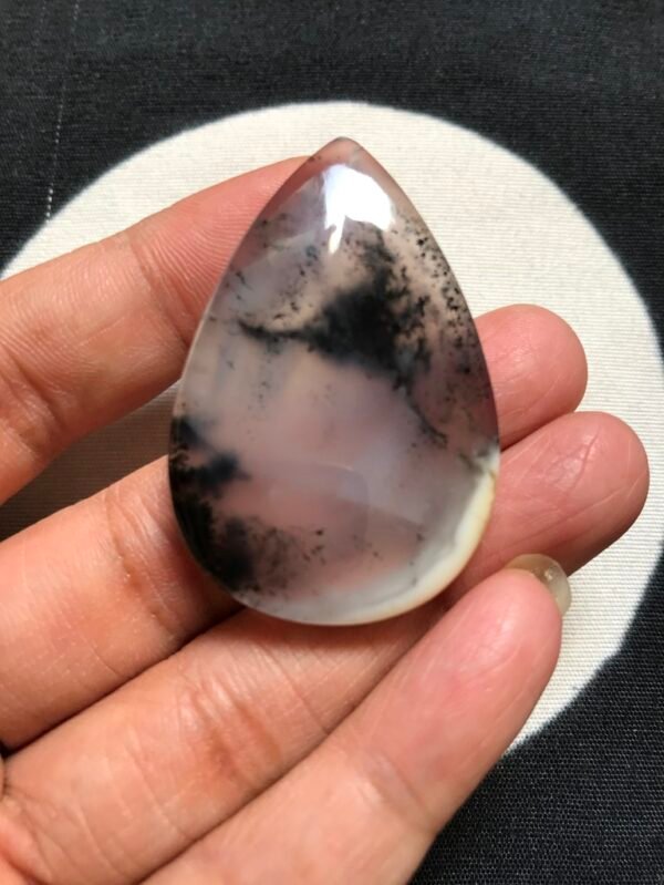 Dendrite Opal Cabochon 1 Piece Size 46 MM Approx