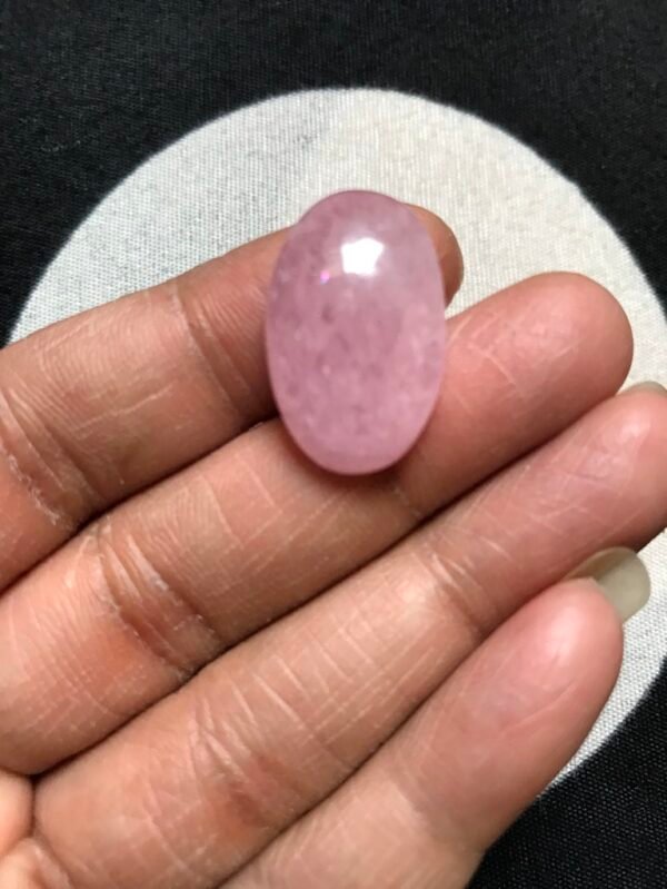 Morganite Cabochon 1 Piece Size 23 MM Approx
