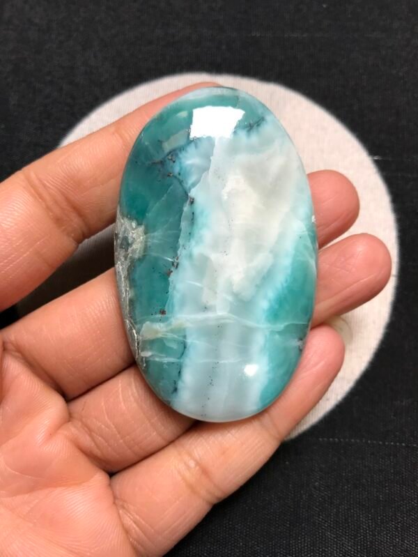 Larimar Cabochon 1 Piece Size 63 MM Approx