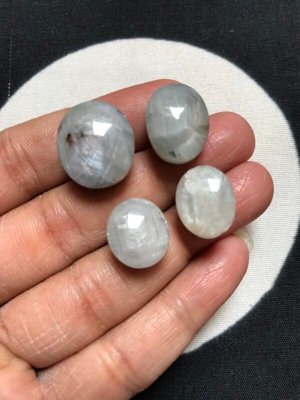 Ruby Cabochon 4 Piece Size 18-13 MM Approx