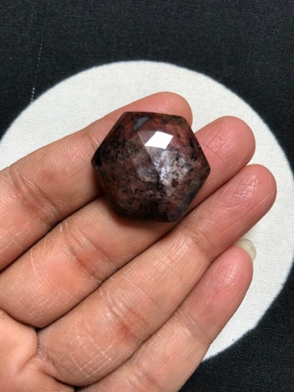 Ruby Faceted Cabochon 1 Piece Size 23 MM Approx