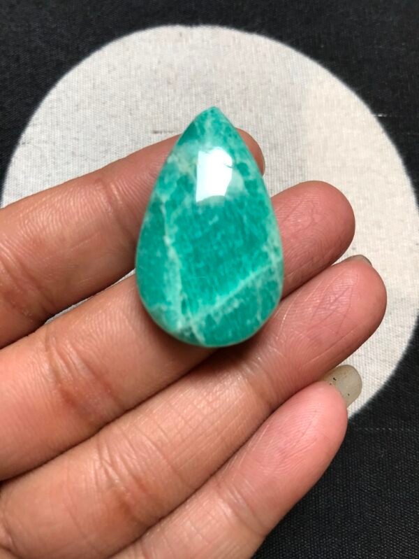 Amazonite Cabochon 1 Piece Size 34 MM Approx