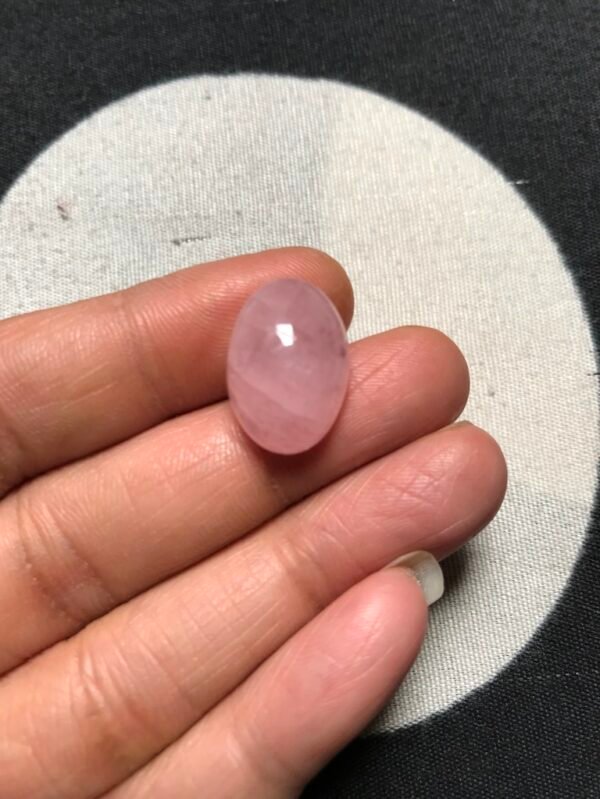 Morganite Cabochon 1 Piece Size 18 MM Approx