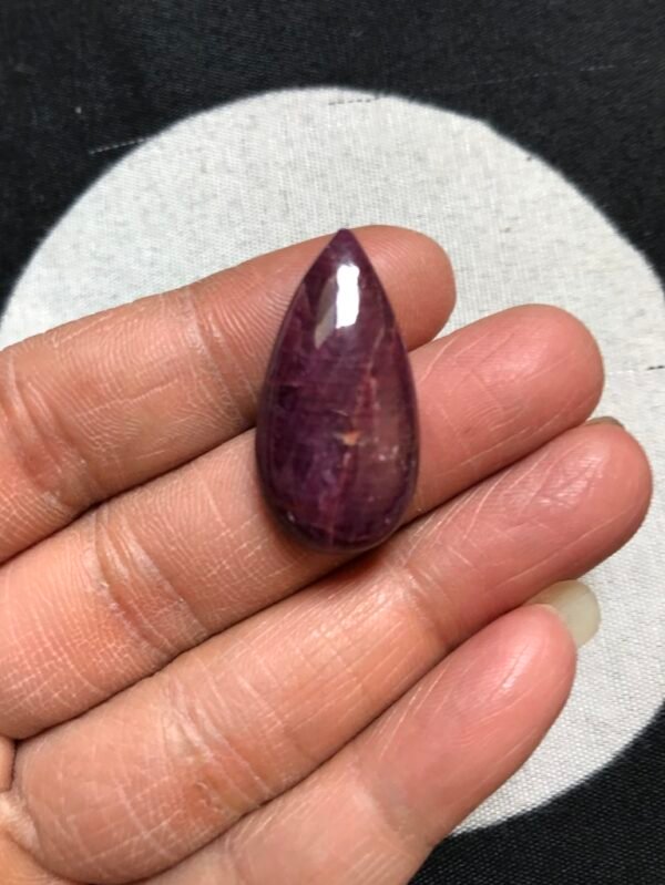Ruby Cabochon 1 Piece Size 28 MM Approx