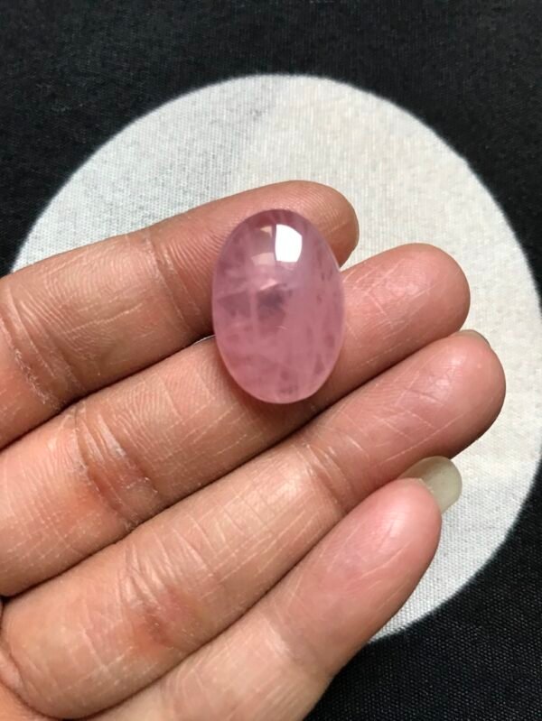 Morganite Cabochon 1 Piece Size 22 MM Approx