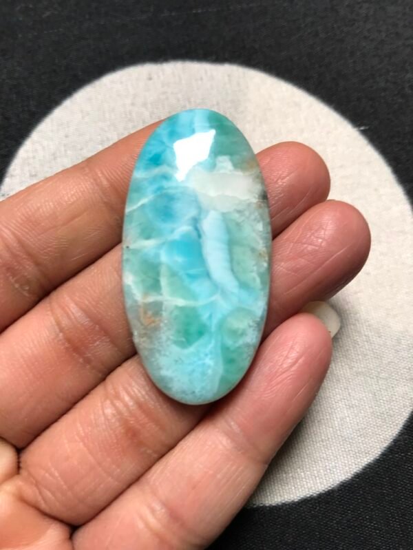 Larimar Cabochon 1 Piece Size 45 MM Approx