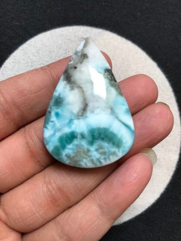 Natural   Larimar Cabochon 45 MM Approx