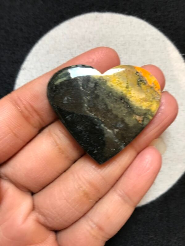 Bumble Bee Jasper Cabochon 1 Piece Size 42 MM Approx