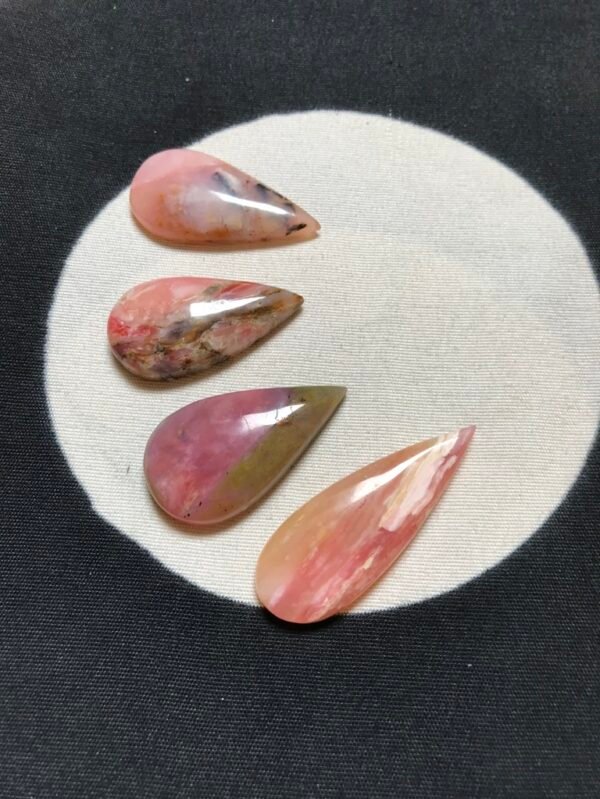 Peruvian Opal Cabochon 4 Piece Size 43-33 MM Approx