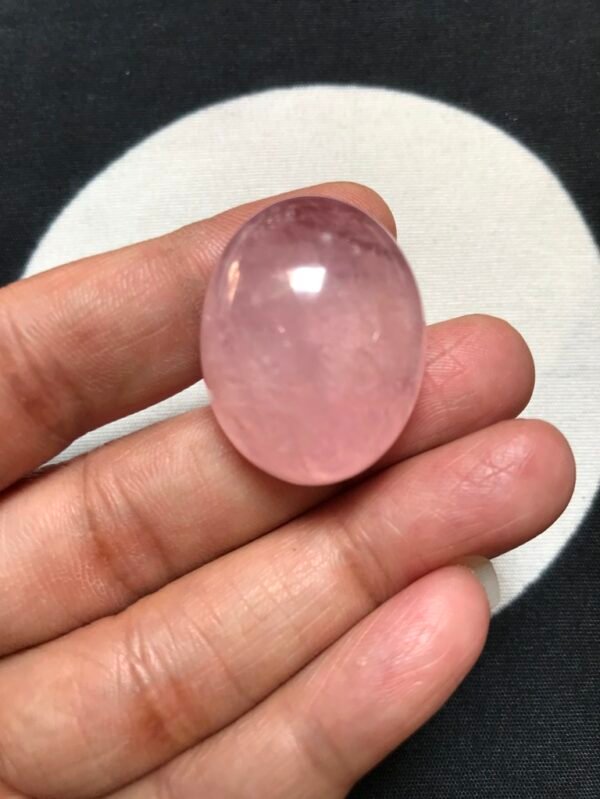 Morganite Cabochon 1 Piece Size 29 MM Approx