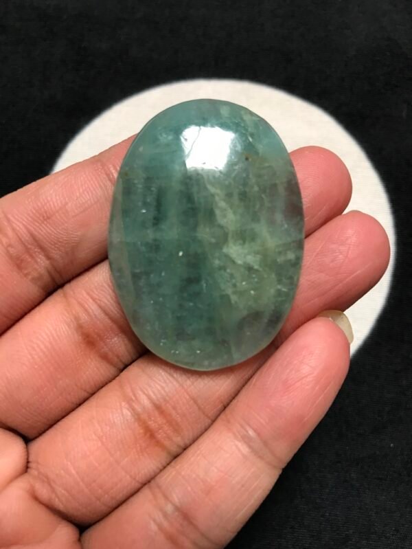 Aquamarine Cabochon 1 Piece Size 42 MM Approx