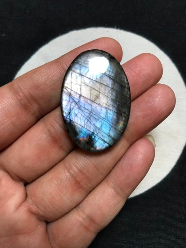 Labradorite Cabochon 1 Piece Size 37 MM Approx