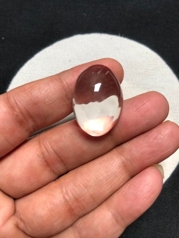 Clear Quartz Cabochon 1 Piece Size 25 MM Approx