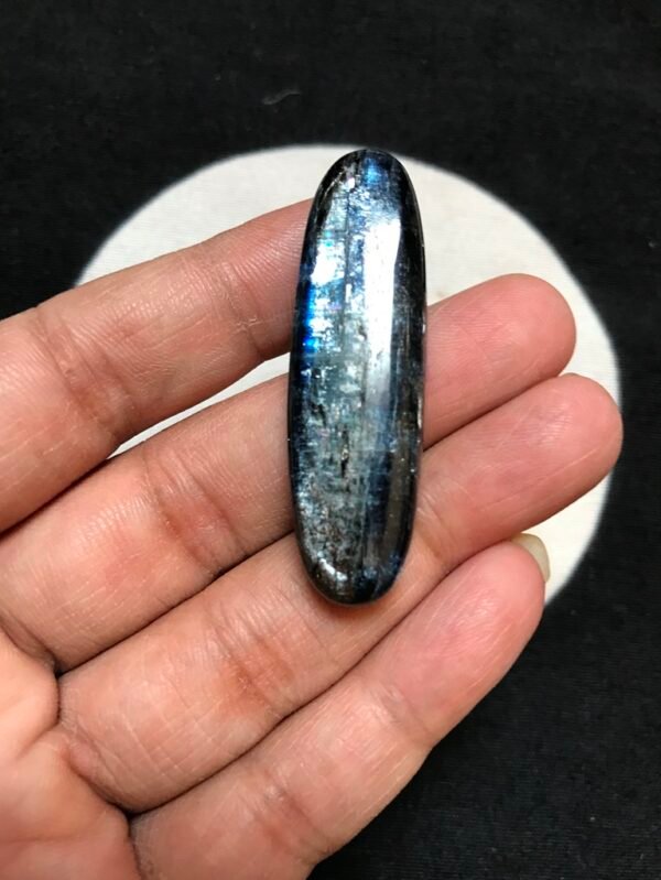 Blue Kyanite Cabochon 1 Piece Size 48 MM Approx