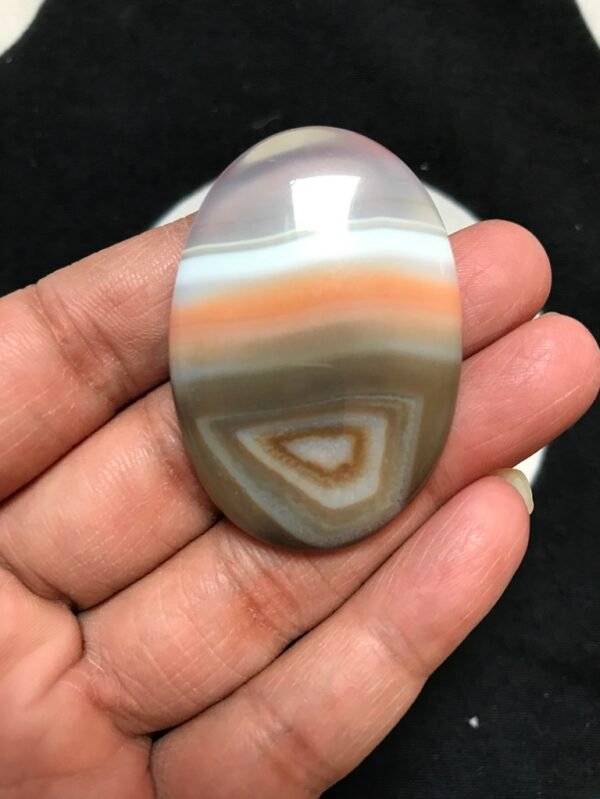 Agate Cabochon 1 Piece Size 47 MM Approx