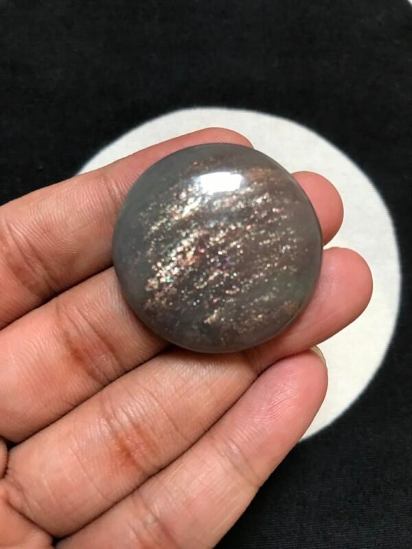 Iolite Sunstone Cabochon 1 Piece Size 33 MM APPROX
