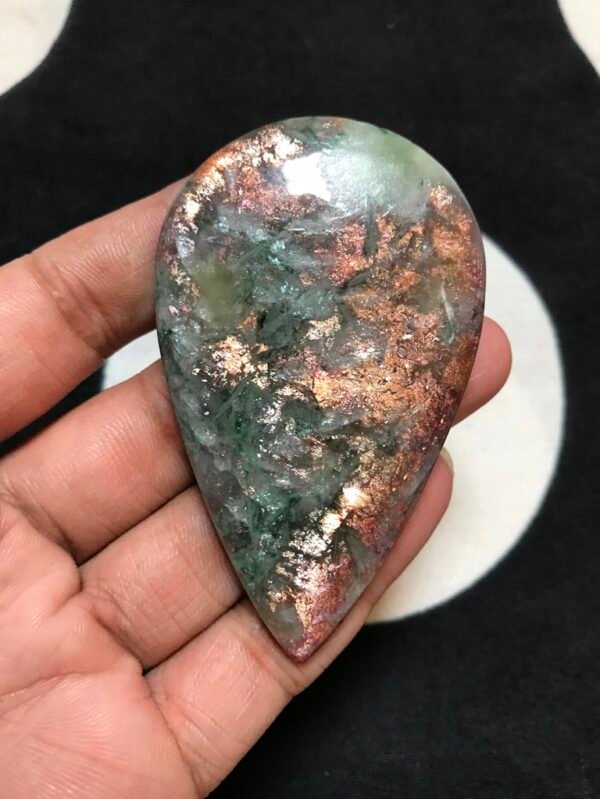 Iolite Sunstone Cabochon 1 Piece Size 74 MM APPROX