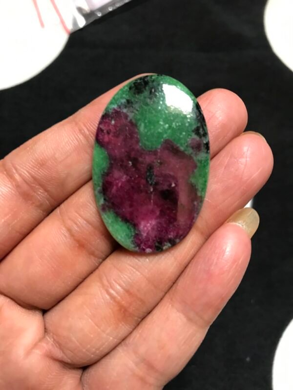 Ruby Zosite Cabochon 1 Piece Size 40 MM Approx
