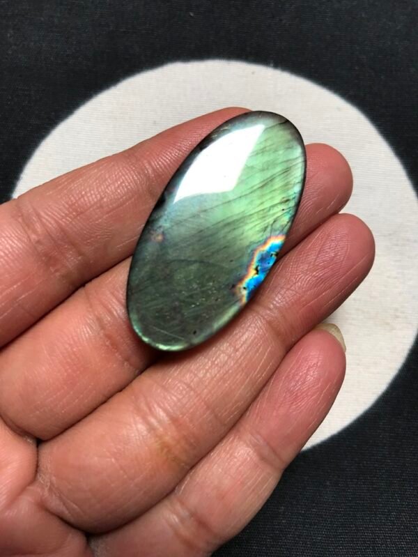 Labradorite Cabochon 1 Piece Size 42 MM Approx
