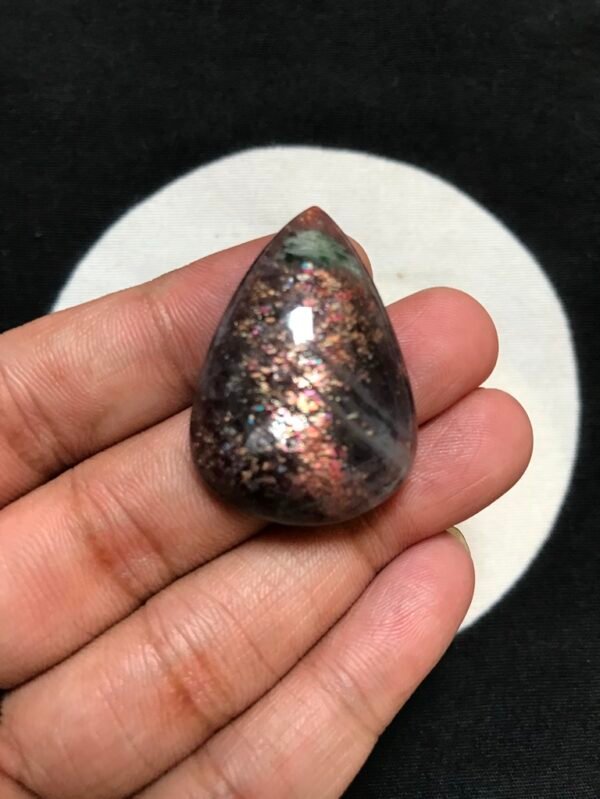 Iolite Sunstone Cabochon 1 Piece Size 34 MM APPROX