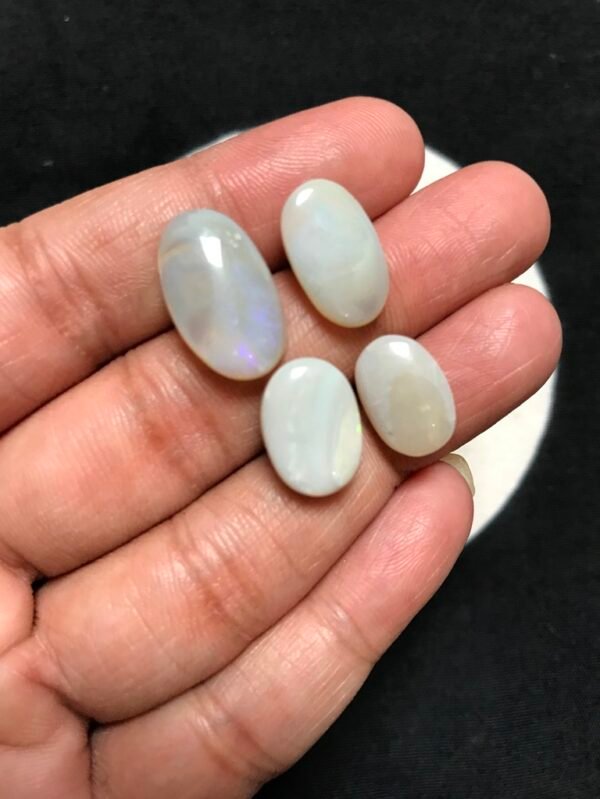 Australian Opal Cabochon 4 Piece Size 18-12 MM Approx