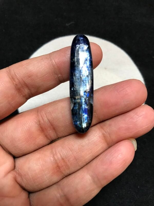 Blue Kyanite Cabochon 1 Piece Size 43 MM Approx
