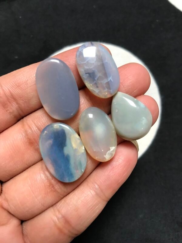 Australian Opal Cabochon 5 Piece Size 22-18 MM Approx