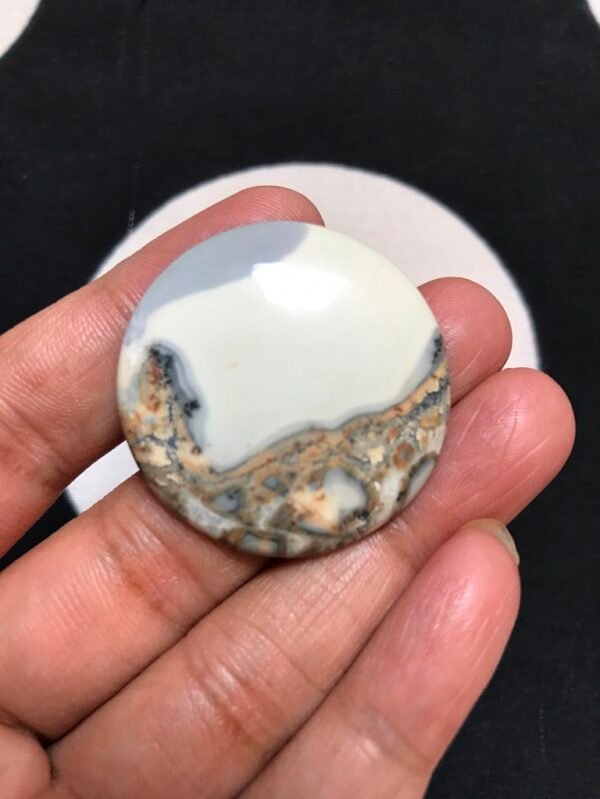 Maligano Jasper Cabochon 1 Piece Size 35 MM Approx