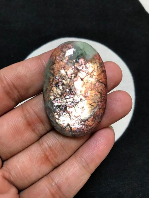 Iolite Sunstone Cabochon 1 Piece Size 43 MM APPROX