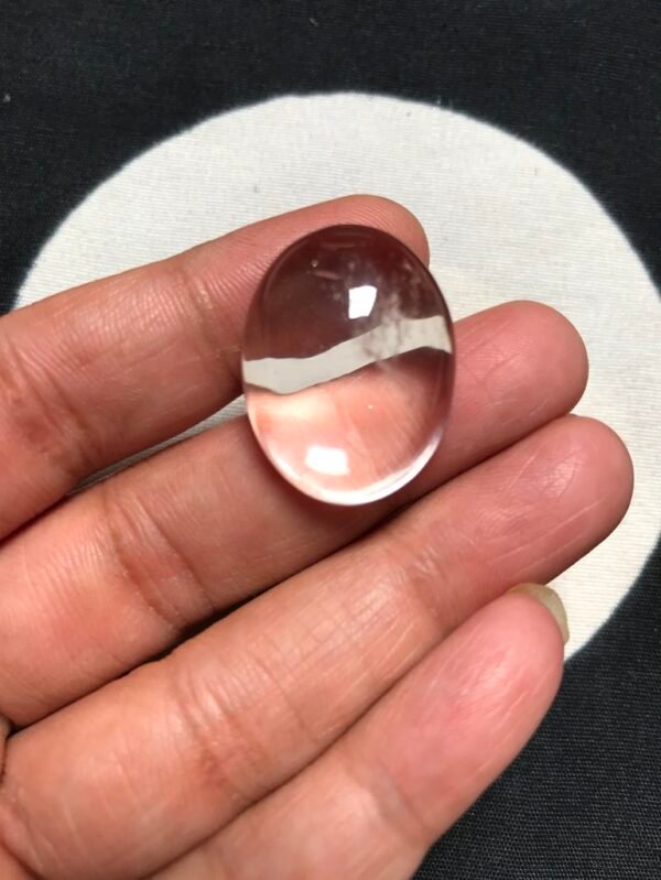 Clear Quartz Cabochon 1 Piece Size 26 MM Approx