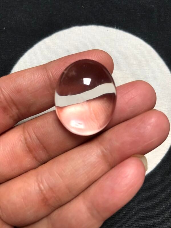 Clear Quartz Cabochon 1 Piece Size 26 MM Approx