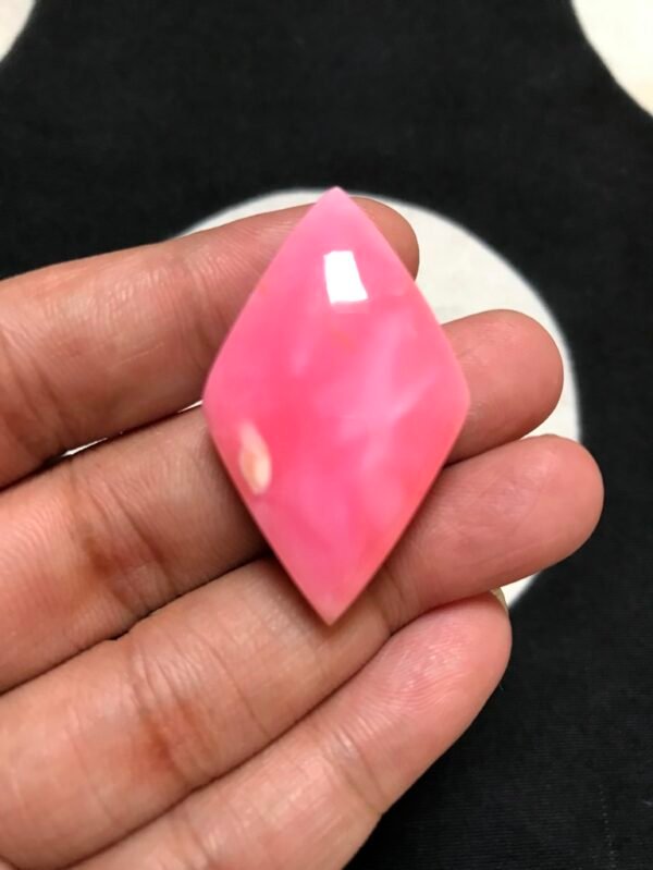 Pink Peruvian Opal Cabochon 1 Piece Size 40 MM Approx