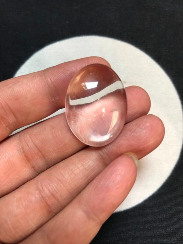 Clear Quartz Cabochon 1 Piece Size 28 MM Approx
