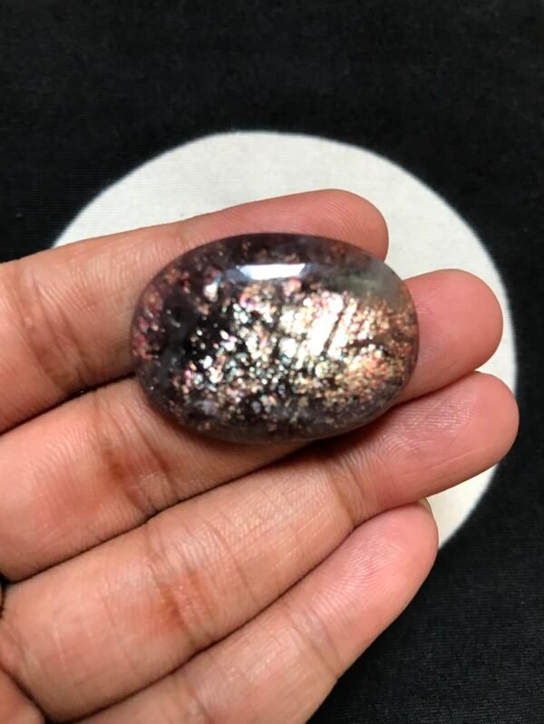 Iolite Sunstone Cabochon 1 Piece Size 33 MM APPROX