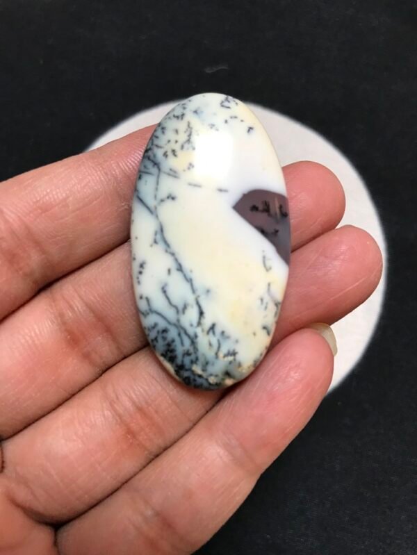 Dendrite Opal Cabochon 1 Piece Size 46 MM Approx