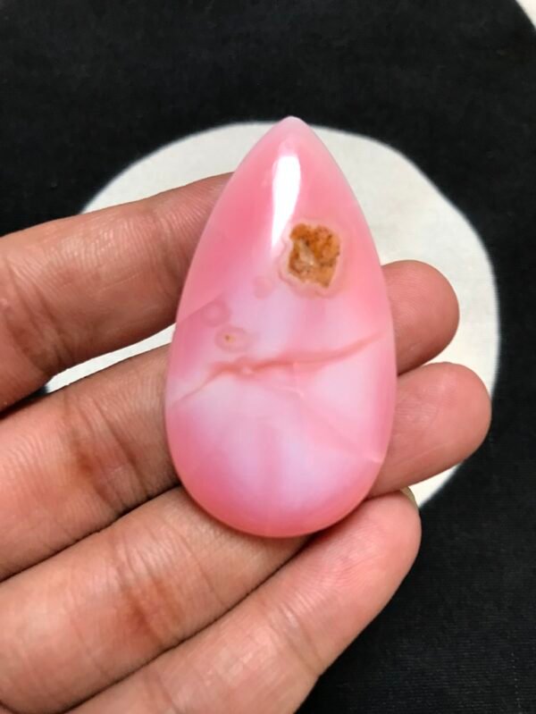 Pink Peruvian Opal Cabochon 1 Piece Size 50 MM Approx