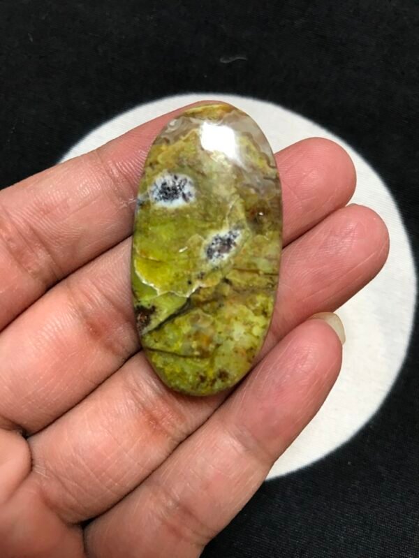 Green Opal Cabochon 1 Piece Size 45 MM Approx