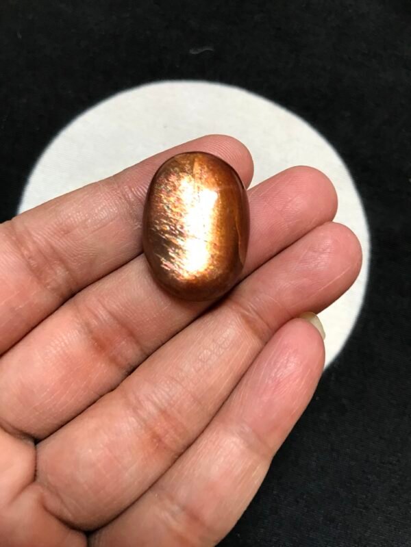 Sunstone Cabochon 1 Piece Size 25 MM Approx