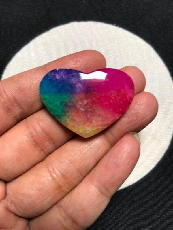 Rainbow Solar Quartz Cabochon 1 Piece Size 35 MM Approx