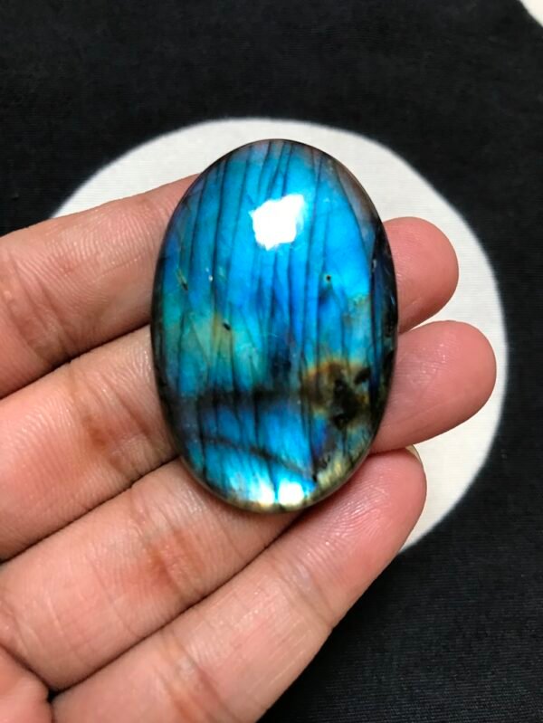 Blue Labradorite Cabochon 1 Piece Size 45 MM Approx