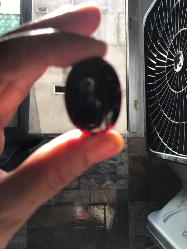 Garnet Cabochon 1 Piece Size 33 MM Approx