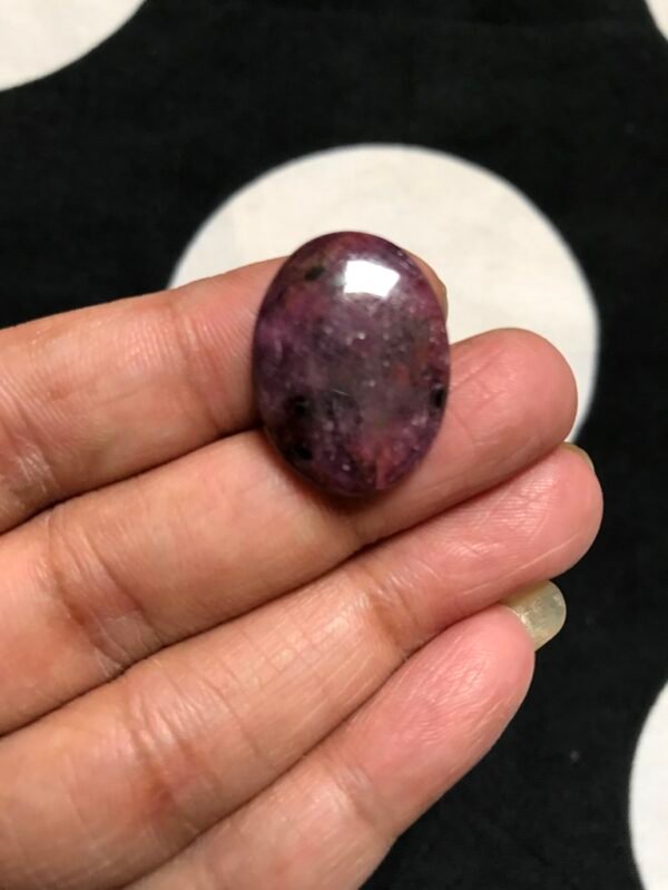 Ruby Cabochon 1 Piece Size 23 MM Approx